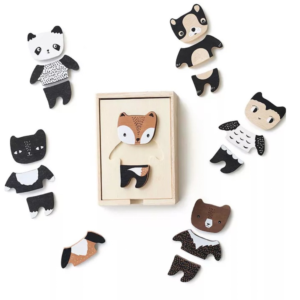 Wee Gallery - COMPLETE Wooden Mix and Match Tiles/Puzzle